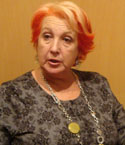Rosa Maria Calaf, presidenta del Centro Internacional de Prensa de Barcelona Rosa Maria Calaf, presidenta del Centro Internacional de Prensa de Barcelona